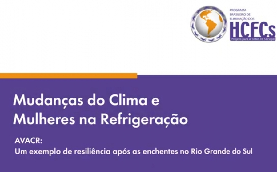 Mudanças do Clima e Mulheres na Refrigeração